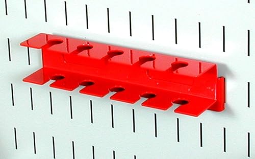 Miniatura 10 de Wall Control Soporte de herramientas ranurado para tablero de clavijas, accesorio de tablero de clavijas de metal ranurado y tablero de herramientas