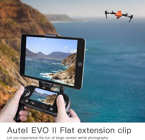 Miniatura 5 de RCGEEK 7.9" Tablet Clip Mount Holder Extender Kit Compatible with Autel EVO 2 Drone Controllers Removeable Extended Stand Accessory