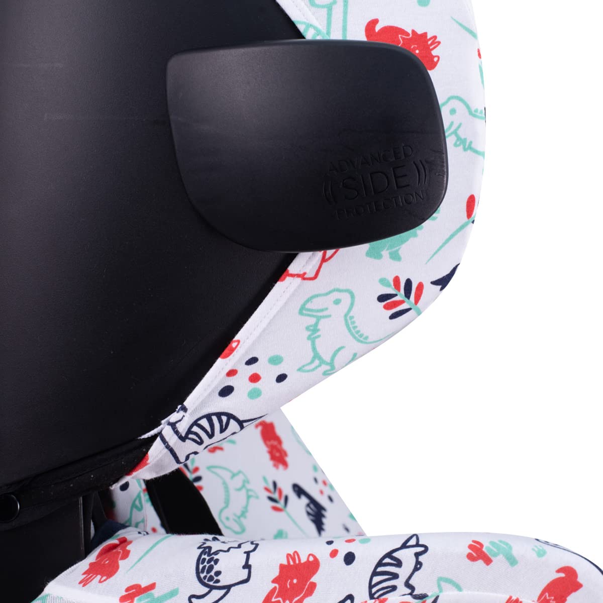 JYOKO KIDS Rivestimento per seggiolino auto in cotone compatibile con Recaro Zero e Recaro Optiafix (Dino Party)
