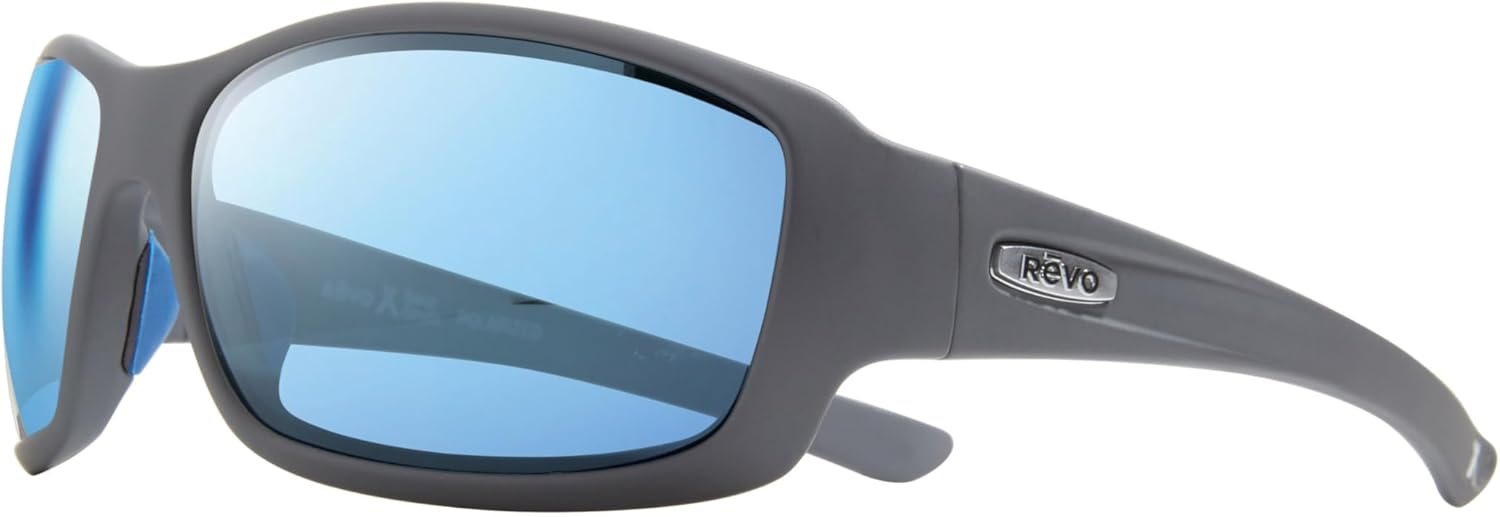 Revo Sunglasses Maverick: Polarized Lens with Bendable Rectangle Wrap Frame