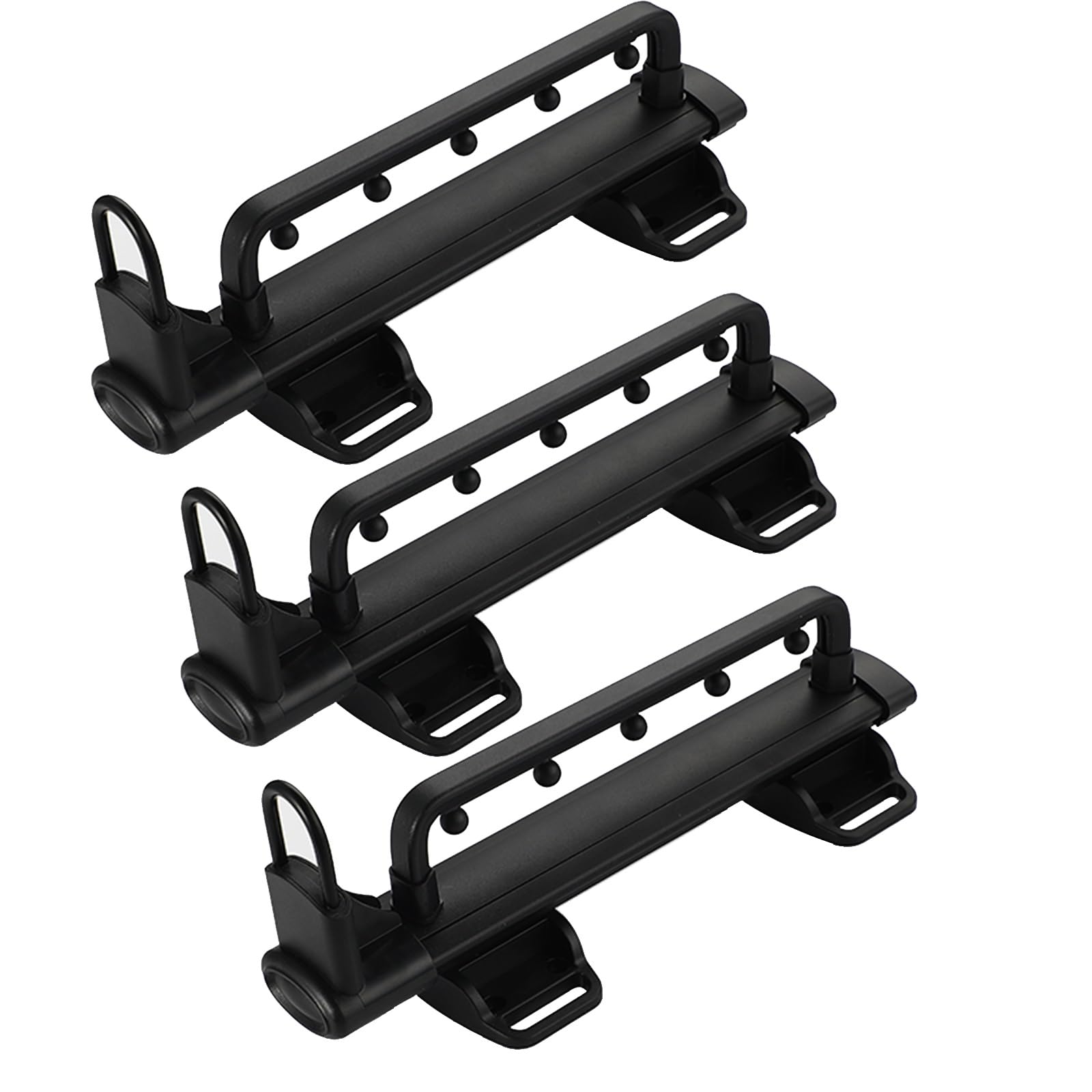 Perchero extraíble de aluminio de 35 cm con base resistente y mango integrado para armario