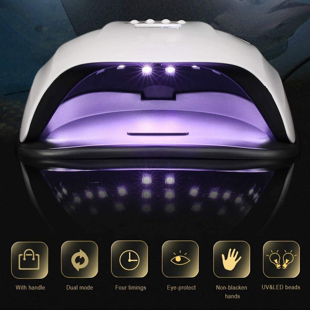 Lampa UV do paznokci żelowa 220W LED lampa szybka
