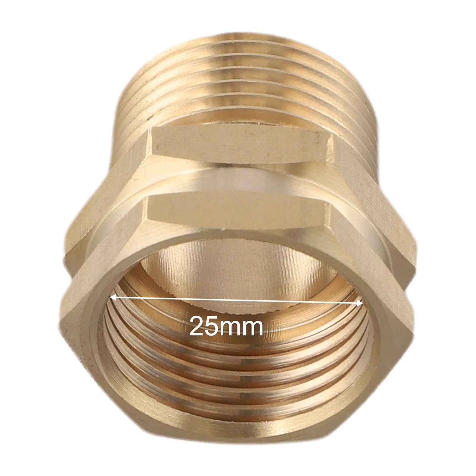 Adaptador de manguera de jardín de latón de 3/4 pulgadas GHT hembra a NPT macho para grifos y mangueras, juego de 4 piezas para una fácil limpieza y fijación