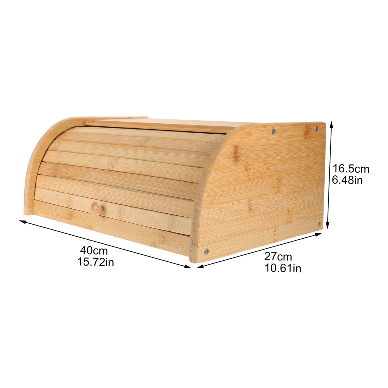 OUNONA 1pc Bread Box Container Storage Kitchen Bread Case Bread Bin Bread Keeper Bread Organizer Kitchen Food Organizer Wooden