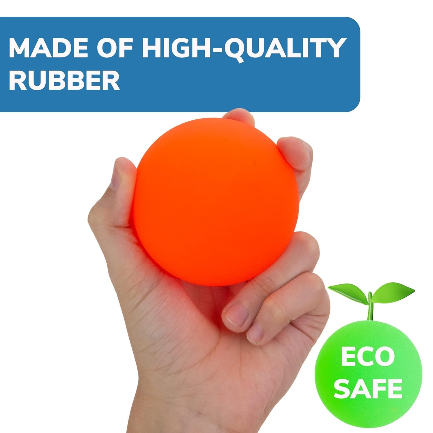 D Moto World 2 Pieces Big in Size Bouncy Balls Diameter Bouncy Ball Party Bags Fillers for Kids Large Assorted School Prize Festival Gifts 2