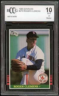 1985 Donruss #273 Roger Clemens Rookie Card BGS BCCG 10 MINT+