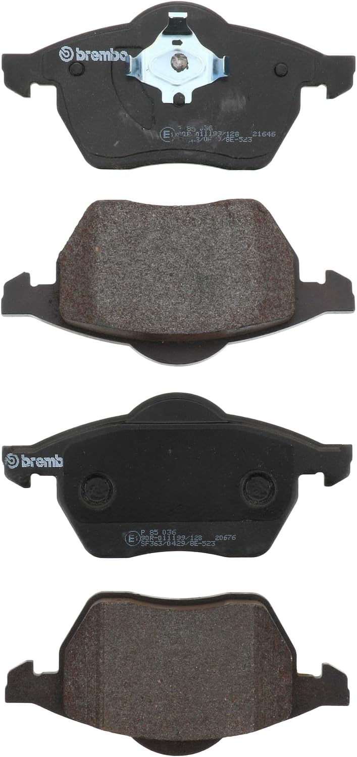 Brembo P85036 Low-Met Front Disc Brake Pad Set AUDI/VW OE# 8D0615116D