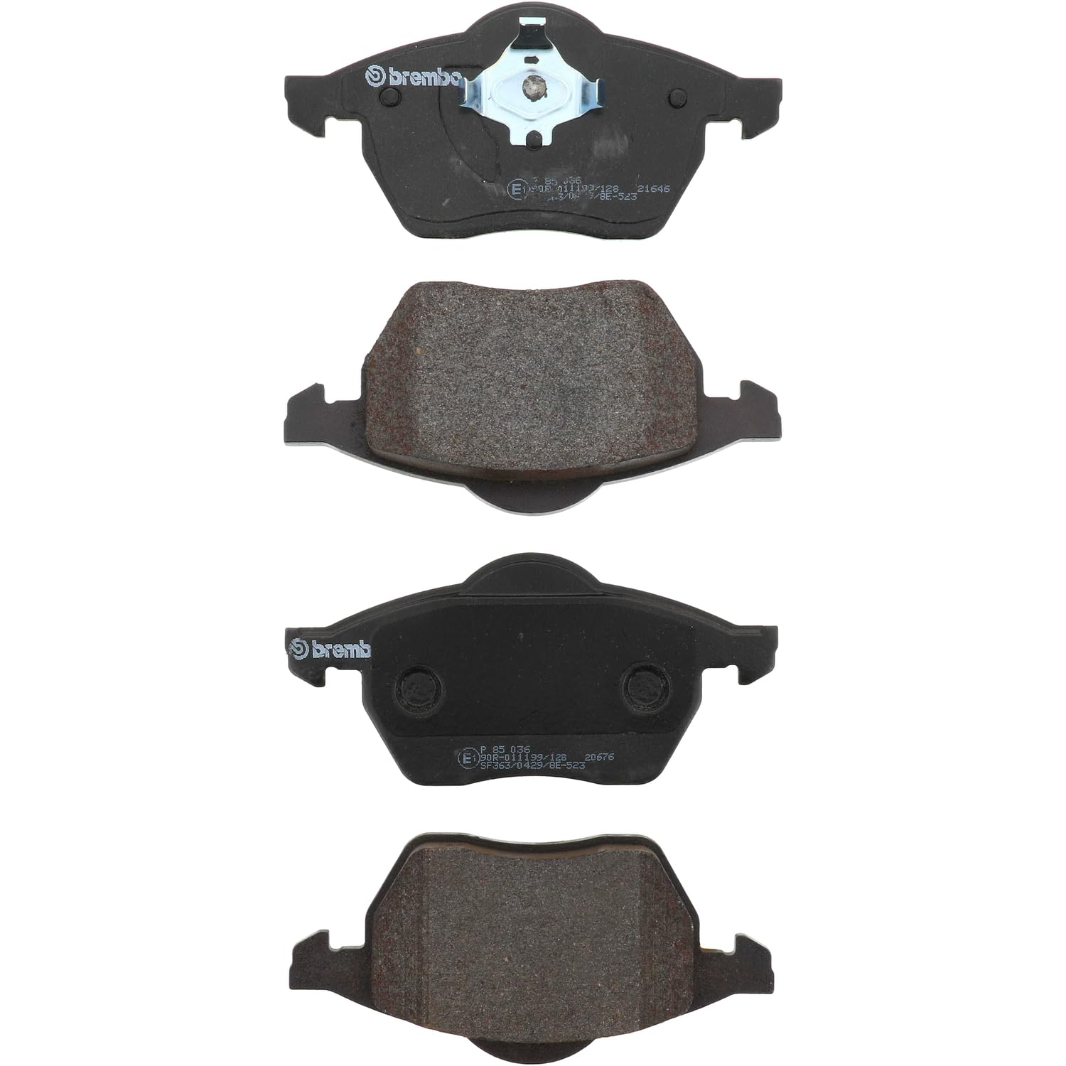 Brembo P 85 036 Bremsbelagsatz, Scheibenbremse - (4-teilig)