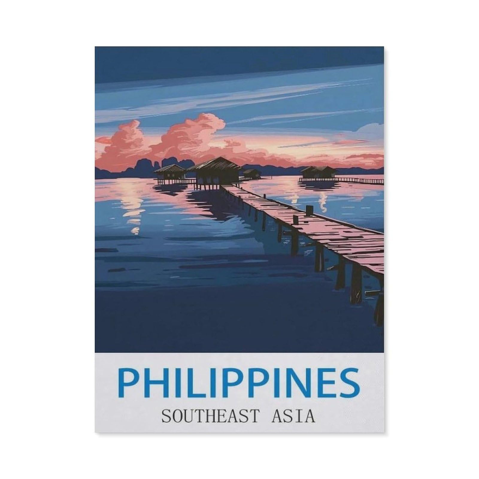 Metal Sign，Philippines Southeast Asia，Tin Signs New Year Easter Wall Decoration Bar Pub Family Cafe Signs Men Cave Gifts for Friends Family Fun Signs Nice Sign(15x30cm）6x12 inch-ED32