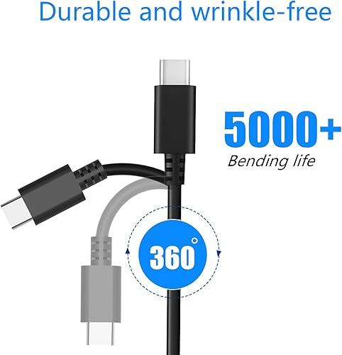 Miniatura 3 de Cargador para Nintendo Switch, cargador USB C GaN de 39 W para interruptor con cable de carga de 6 pies, adaptador de fuente de alimentación de CA