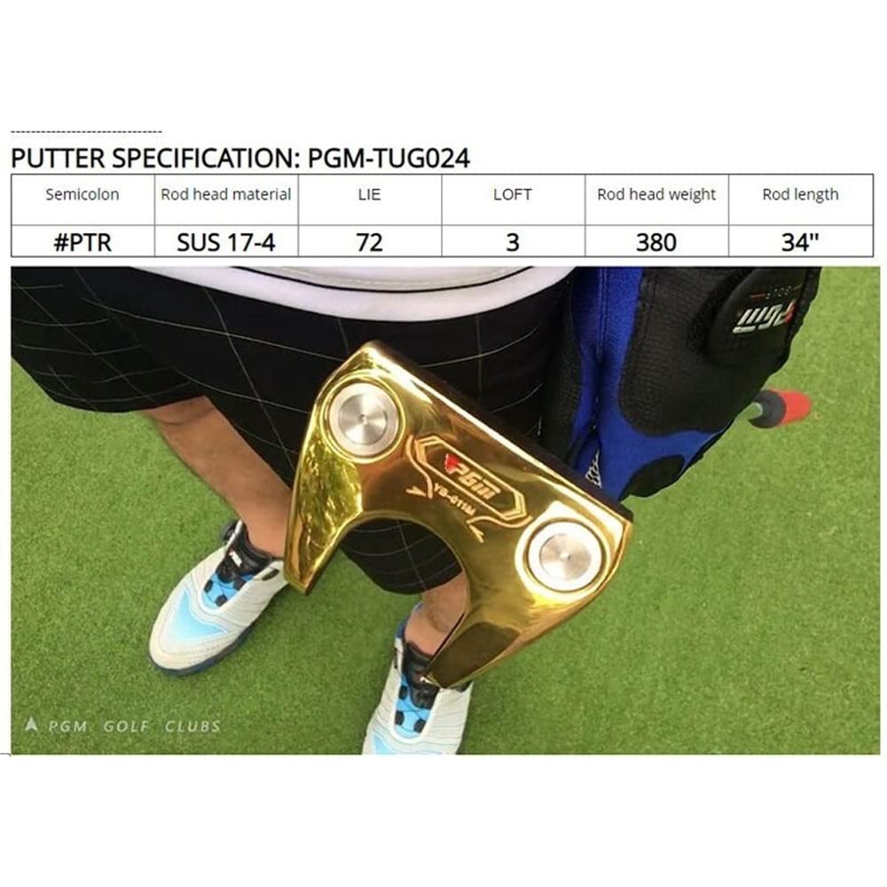 Putter de golf con eje de acero integrado CNC con cubierta para la cabeza, perfecto para hombres y mujeres