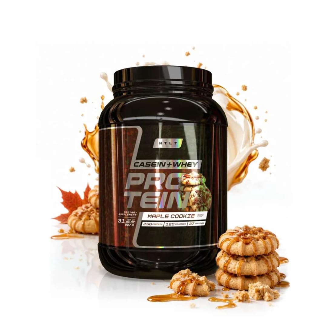 HTLT Casein + Whey Protein Powder, Vanilla Ice Cream, 25 Servings — Amazon image 7