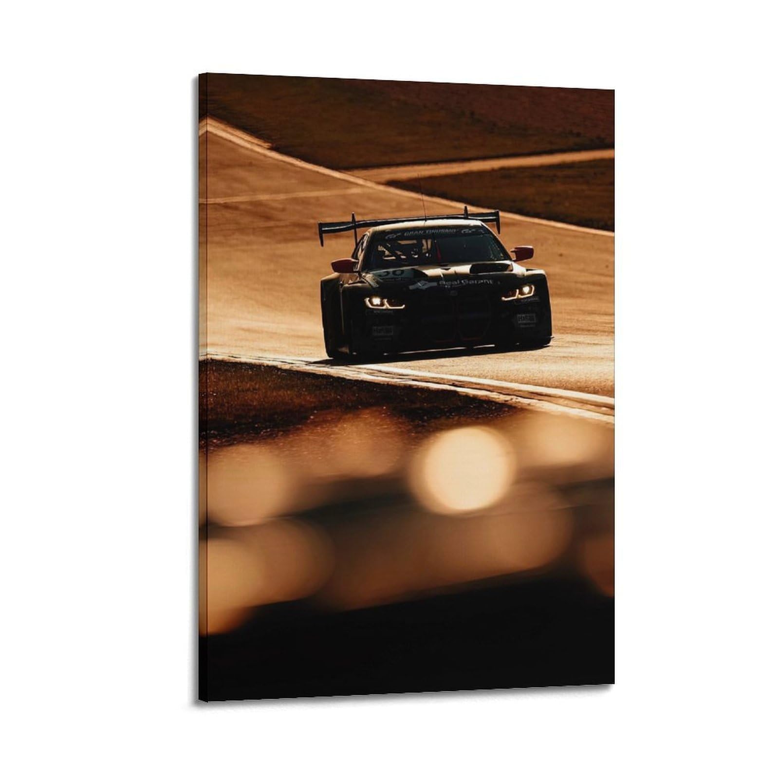 OKAHYS G82 M4 GT3 EVO Racing Sports Car Poster Decorative Painting Canvas Wall Artworks Picture 20x30inch(50x75cm)
