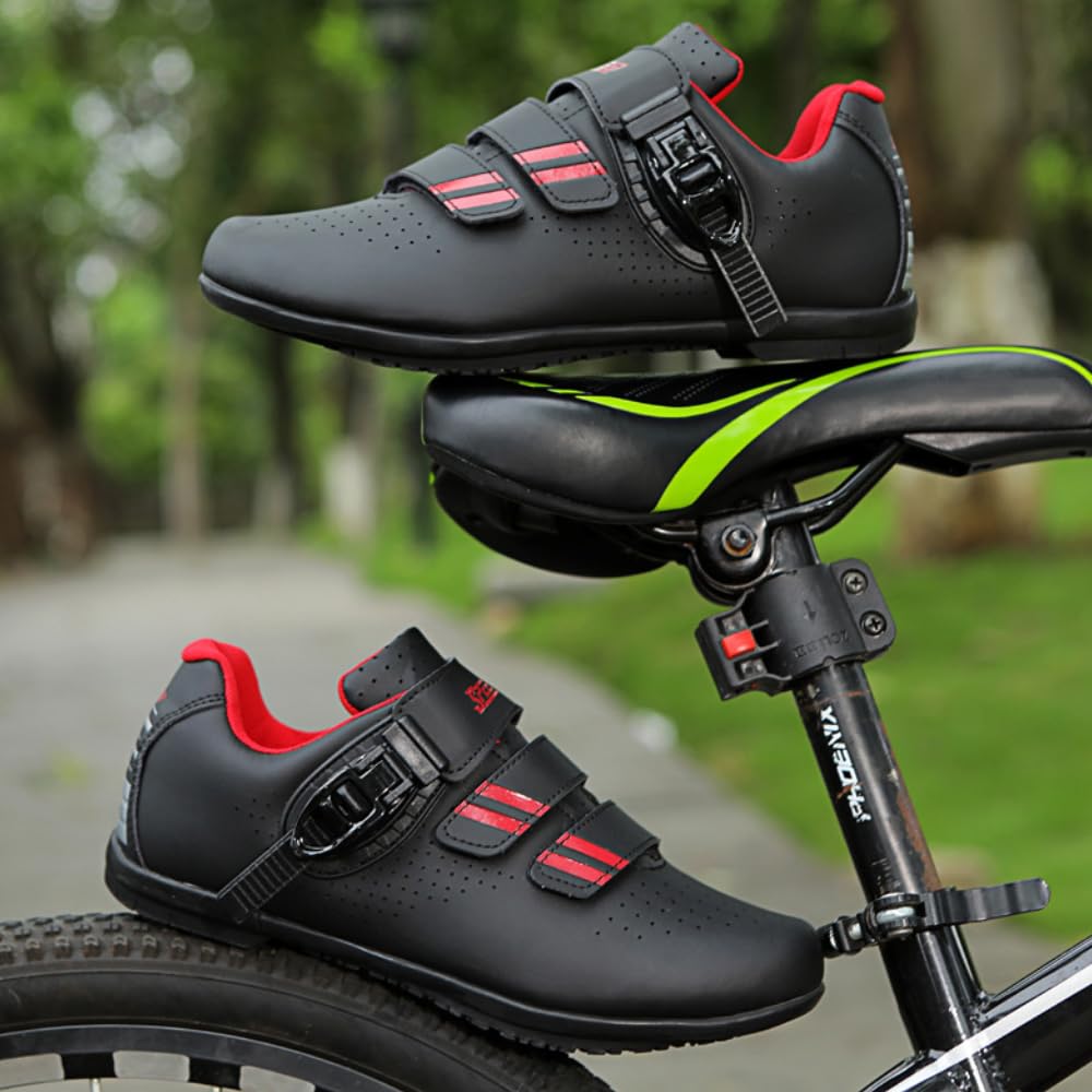 Scarpe da Ciclismo da Uomo E da Donna Scarpe da Bici da Corsa Comode E Antiscivolo Scarpe da Vélo da Allenamento Professionali Sneaker Unisex Traspiranti per Esterni E Interni