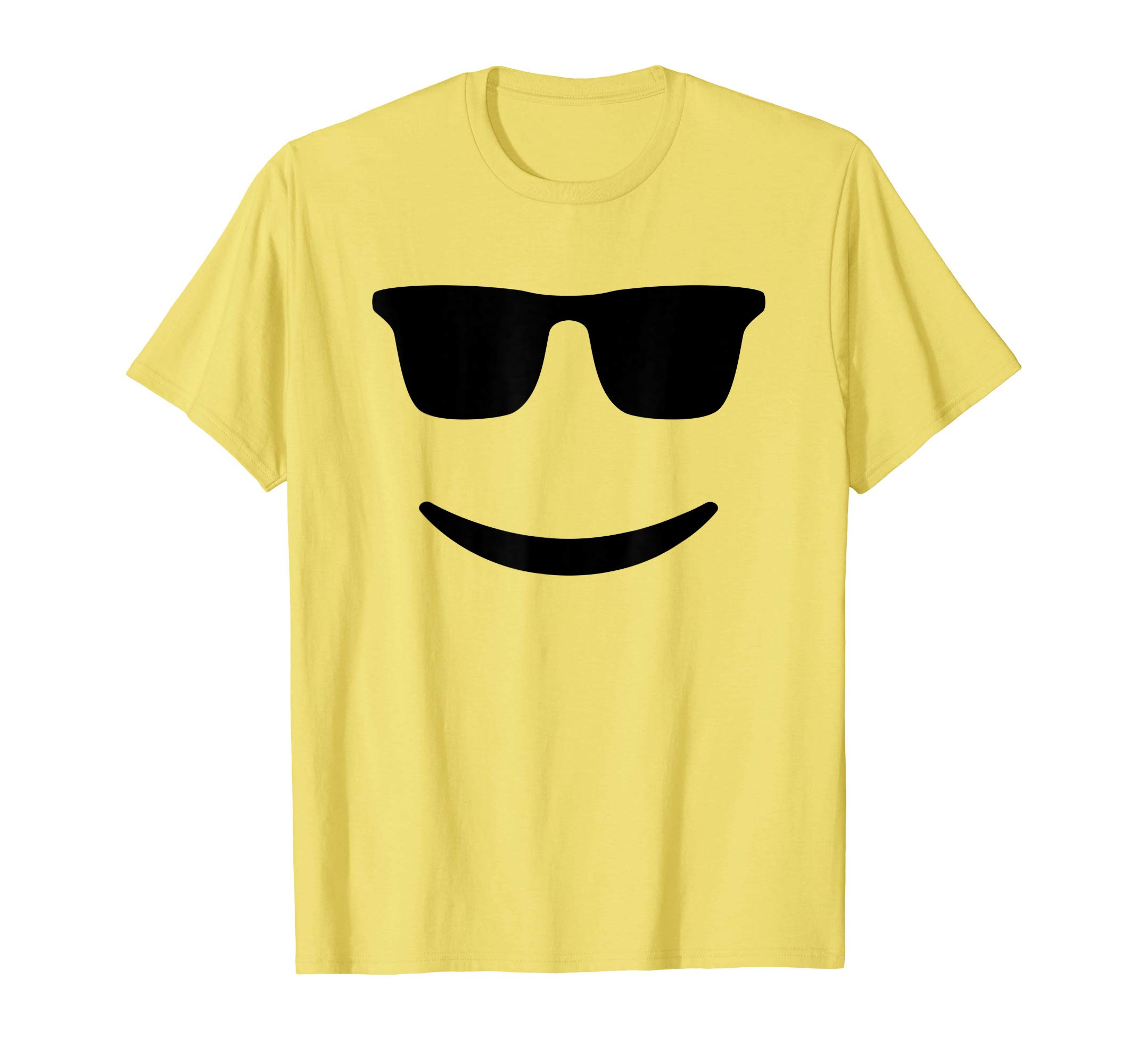 Cool Cute Emoji Sunglasses Smiley Face - Lazy Costume Tee T-Shirt