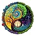Yinyang Wooden Jigsaw Puzzle for Adults - 200 Pieces Puzzles for Kids Creative Jigsaw Puzzles for Adults Kids Medium Size 11.8 * 11.8in