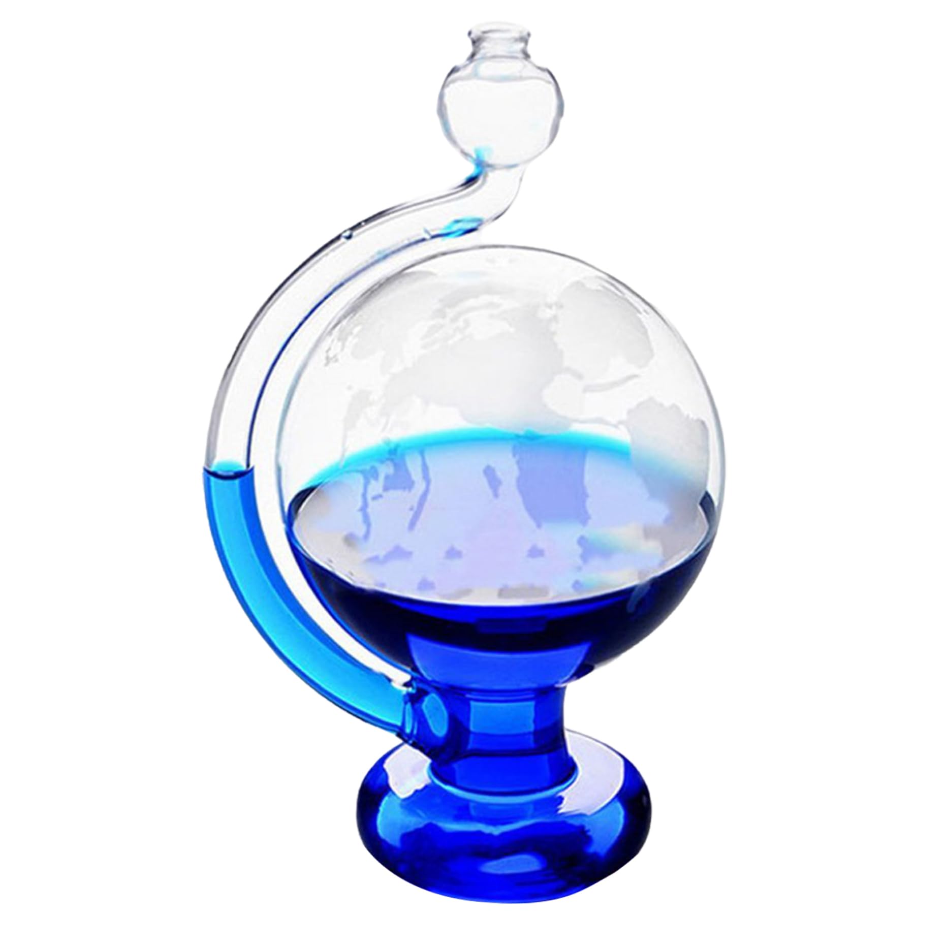Storm Glass Weather Predictor, Visual Barometric Pressure Gauge, Portable Glass Barometers for the Home Office Desktop Decor, Storm Weather Predictor