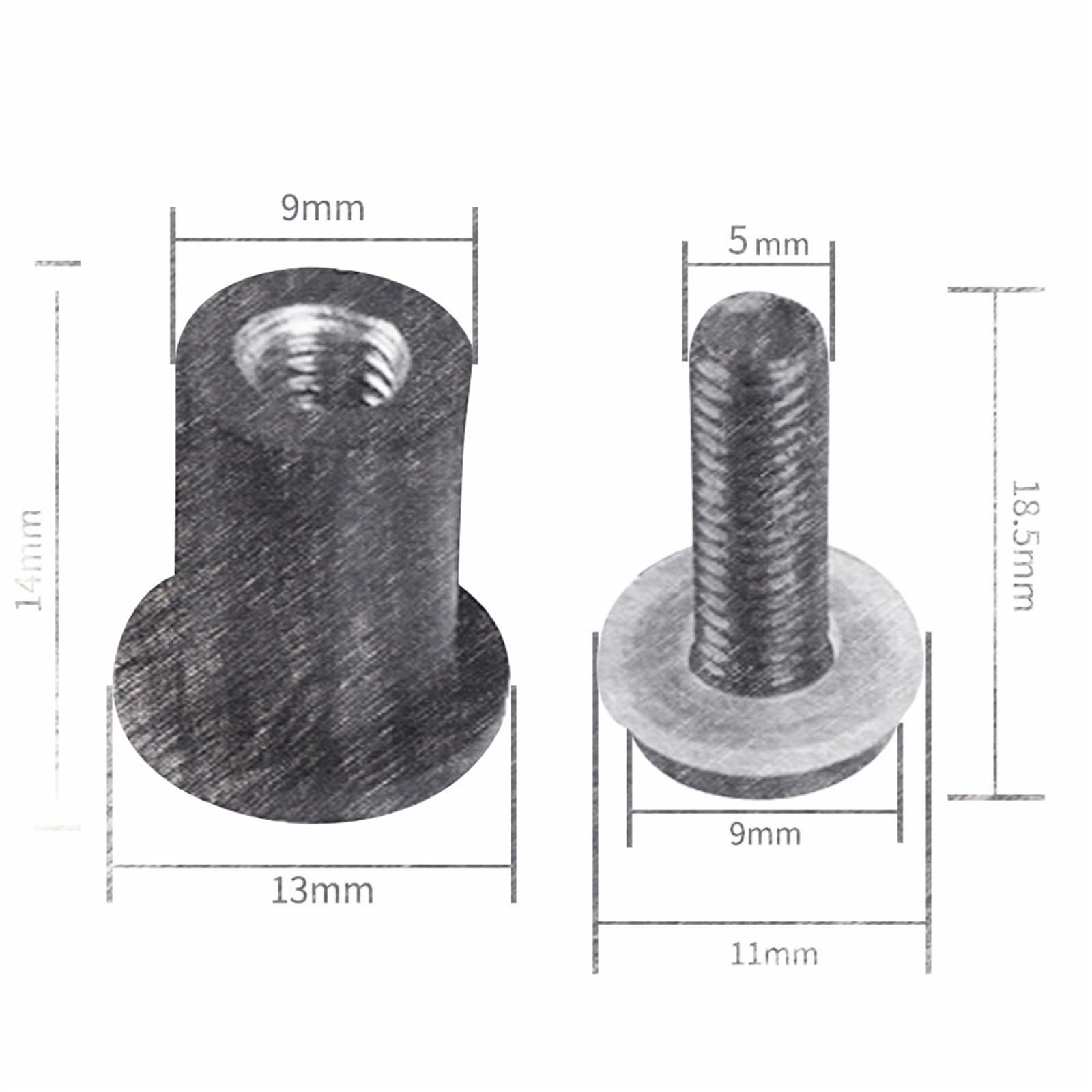 Per Yamaha Per XJ6N XJ700 Bulloni Di Fissaggio Moto