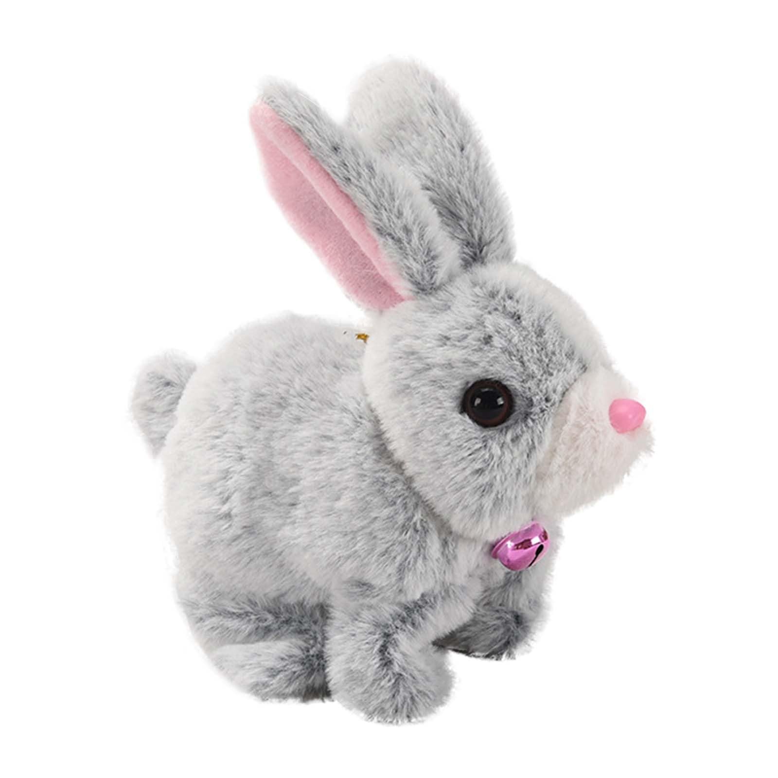 Chickens Eggs My Realistic Bunny Toy Realistic Bunny Toy For Kids Perfect Impersonator Of Kind Toys For Kids Jumping Twitching And Shaking Ears Handmade Interactive(5) (B, One Size)