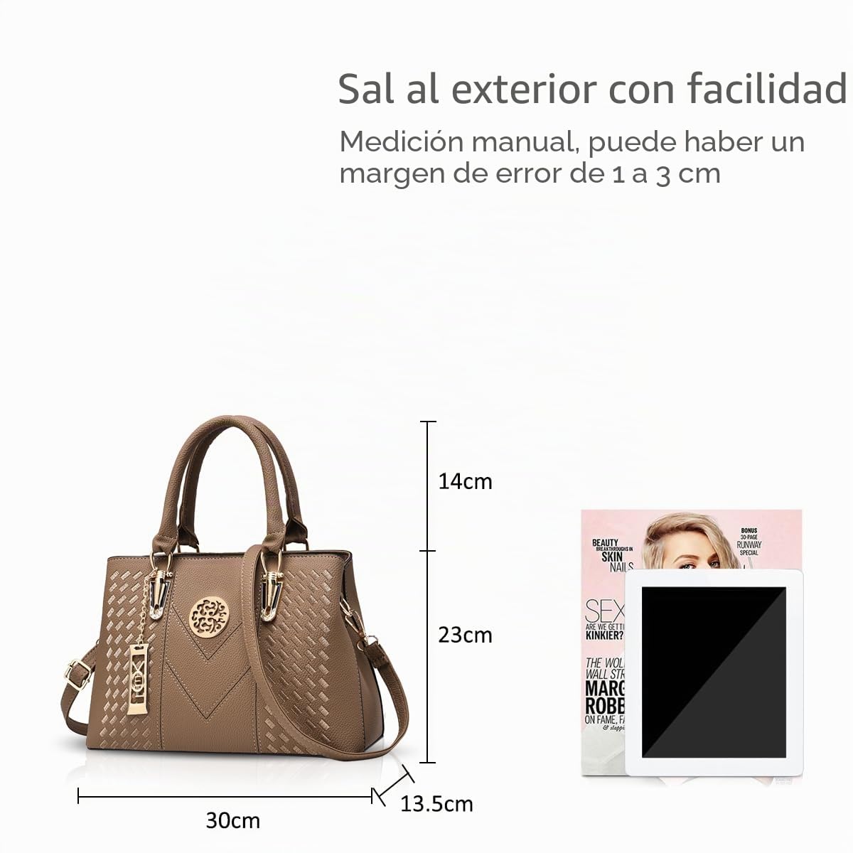 NICOLE & DORIS Bolsa de Mano para Mujeres Bolsos de Hombro Bolsos Bandolera Tote clásicos