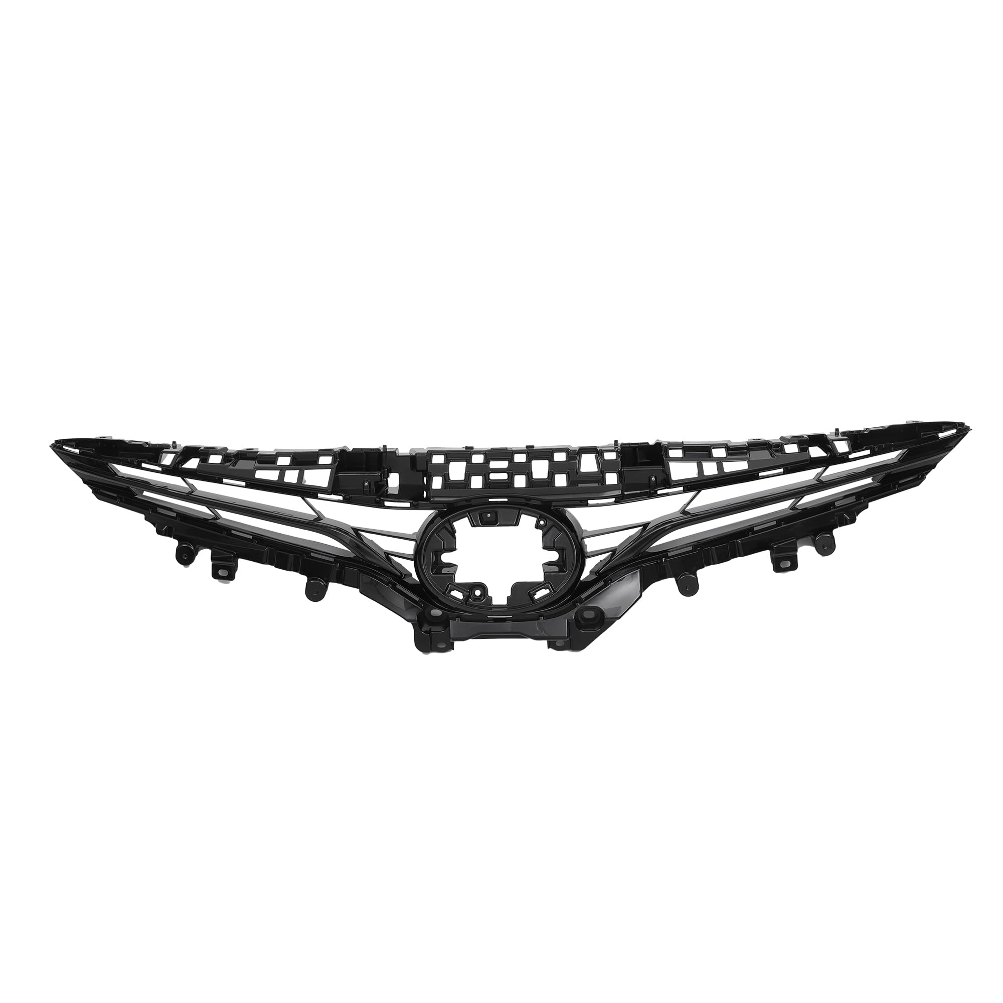 X AUTOHAUX No.5310106F50 Front Upper Hood Bumper Grille Grill for Toyota Camry LE 2021-2022 Front Upper Bumper Kidney Grille Grill Black