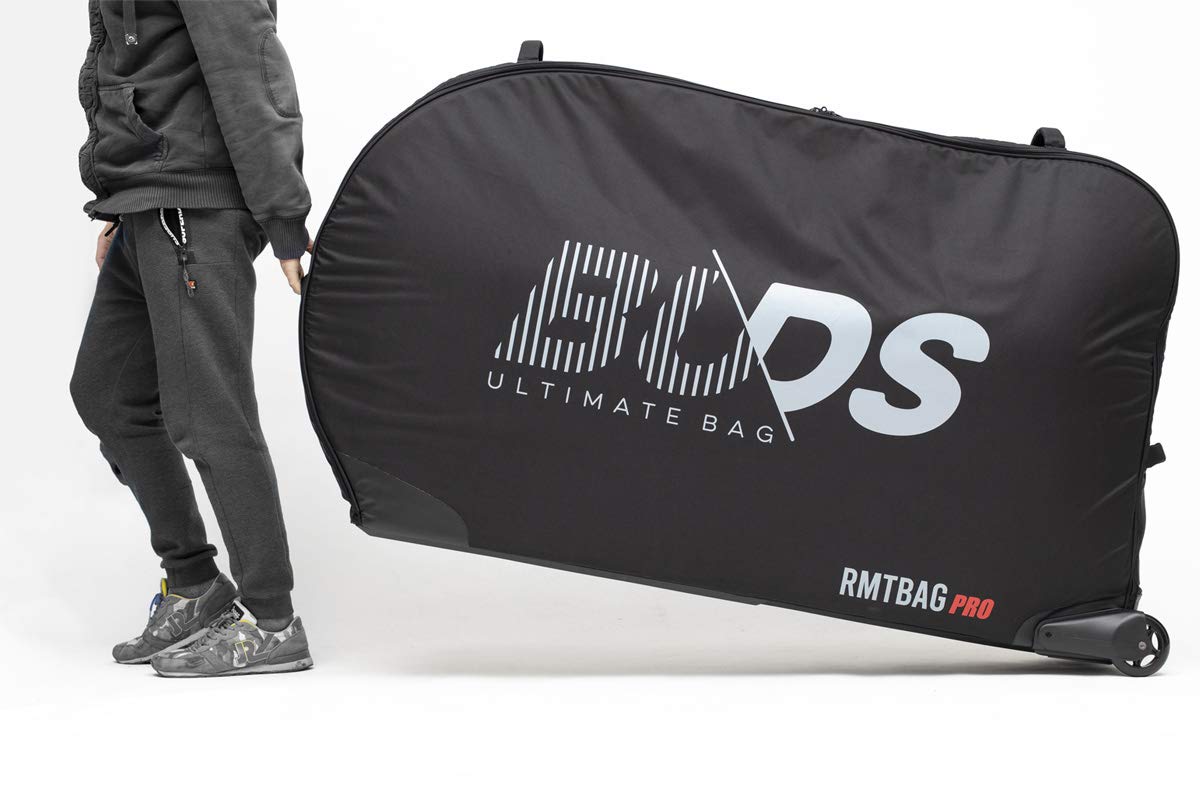 Buds-Sports RMTbag Pro - Borsa da viaggio, senza rimuovere la ruota posteriore, imbottitura completa, ruote sfalsate, fondo rigido, maniglie ergonomiche, robustezza e massima resistenza