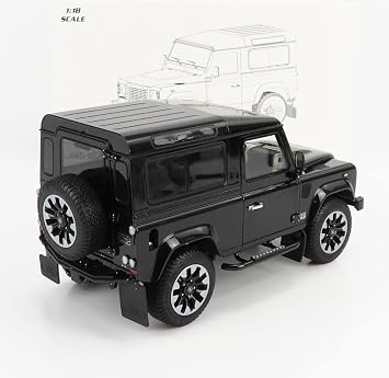 LCD-Model 1 18 Defender 90 Works V8 70Th Edition 2018 LCD18007-BL