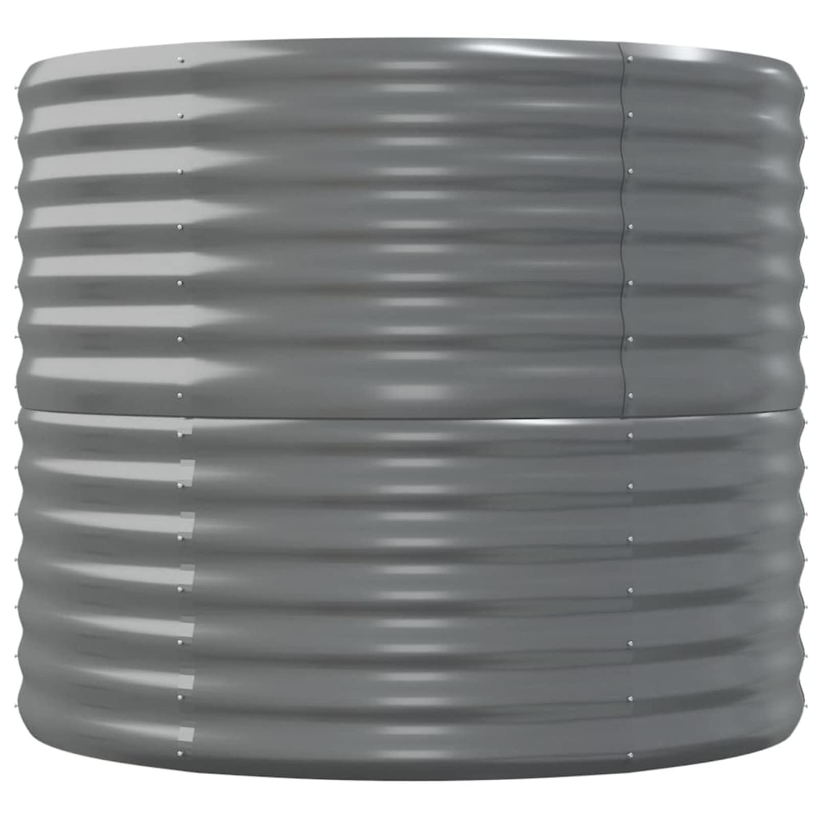 Vaso Per Fioriera Aiuola Rialzata Piante Fiori Terrazza Giardino Con Ripiano 111,5 X 54 X 81 Cm Legno Massiccio Di Pino Bianco 02 0038386