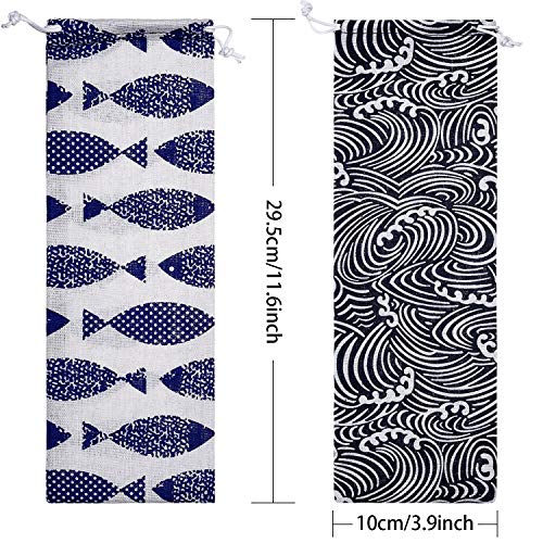 Tatuo 5 Pack Estuche Reutilizable para Pitillos 29.72 cm miniatura 2