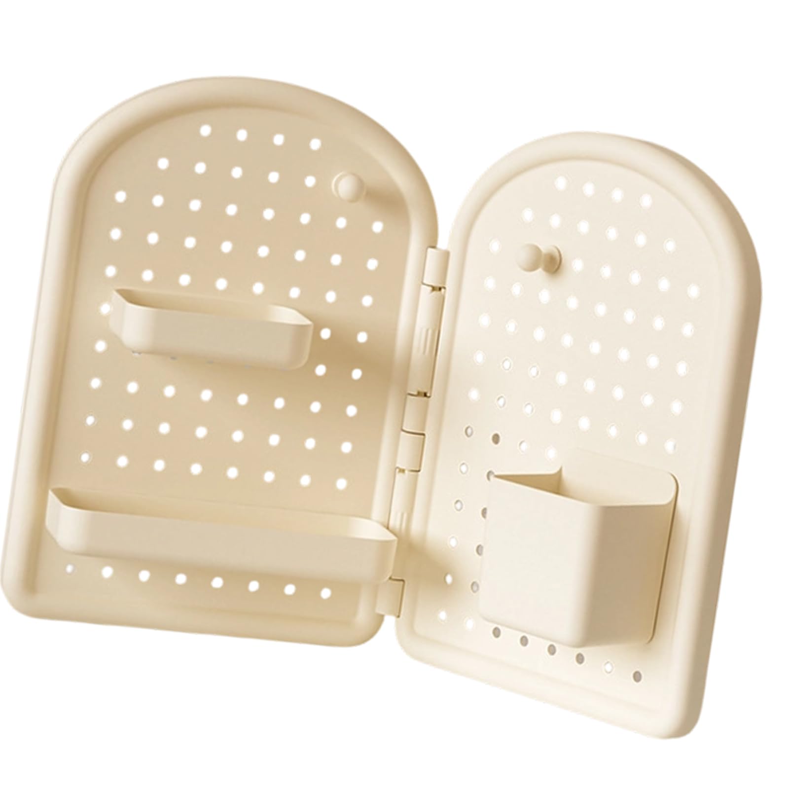 our fave Wall Mounted Organizers with Interchangeable Pegboard Layout Space Saving Corner Storage for Desk Accessories Corner Desk Shelf