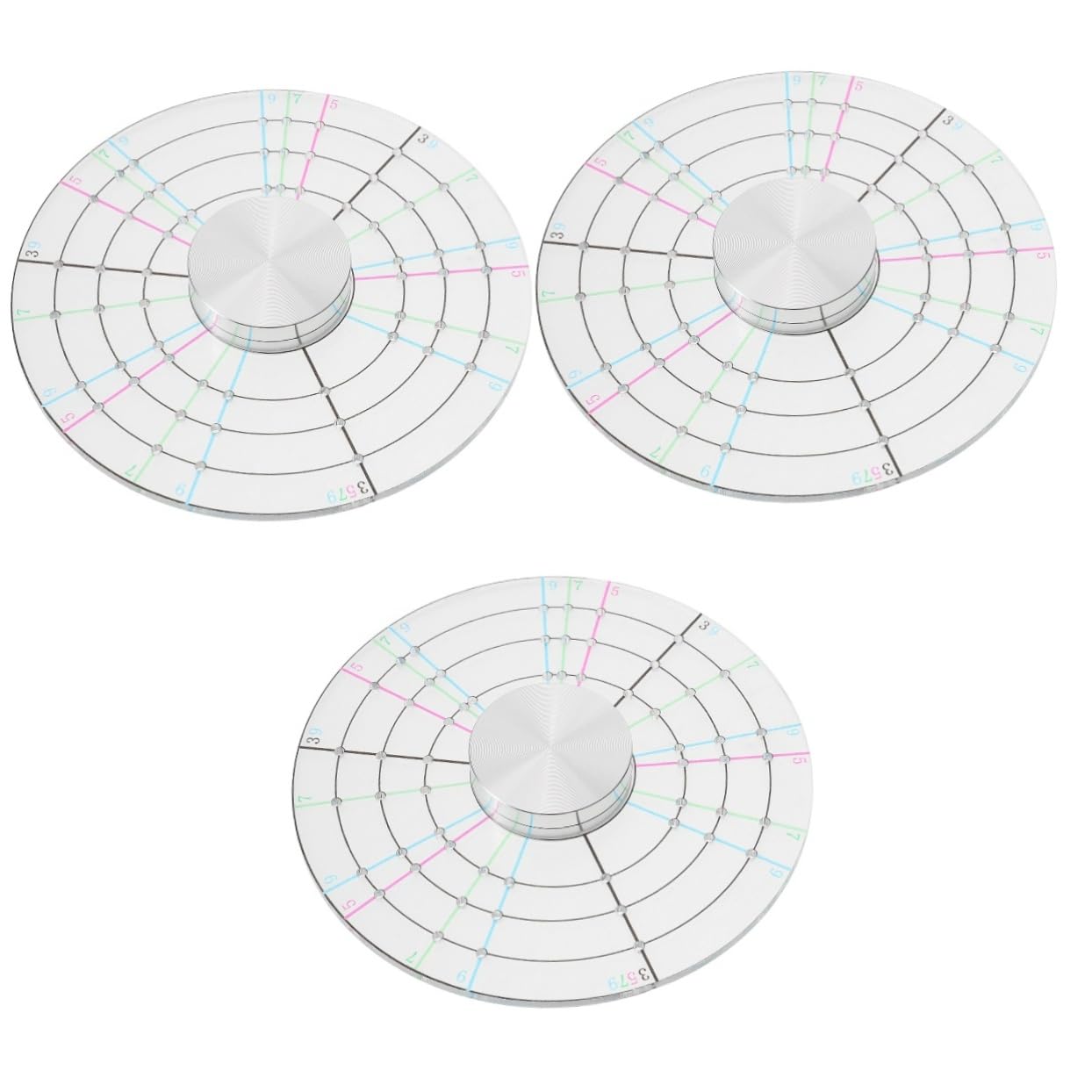 Operitacx 3 Pièces Outil de Division Argile pour Poterie Diviseur pour Sections Égales Accessoire Polyvalent pour Artistes et Débutants Poterie