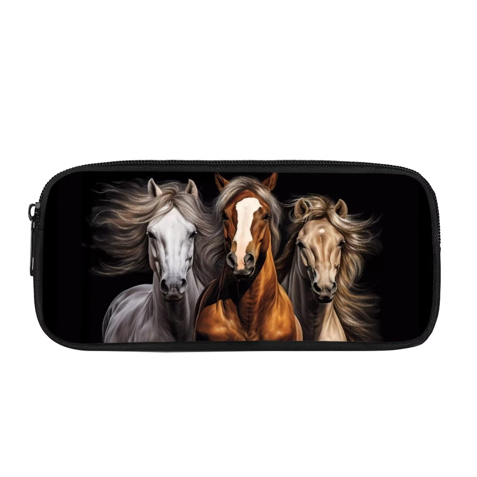 Belidome Horse Pencil Case for Teen Girls Pen Pouch Bag Big Capacity Pen Holder for Kids โ image 1