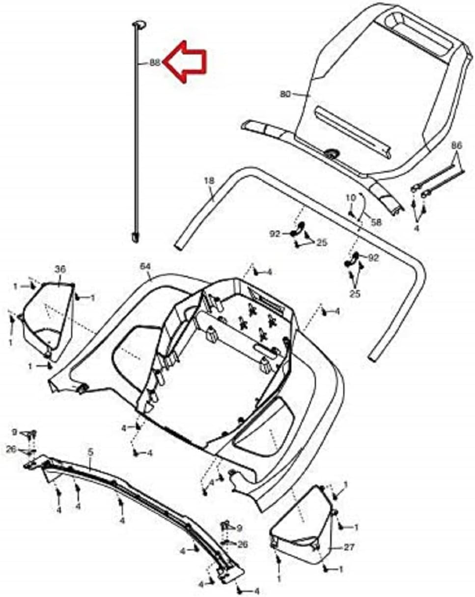 Hydra Fitness Exchange Treadmill Safety Key Replacement, Emergency Stop Safety Key for Treadmill