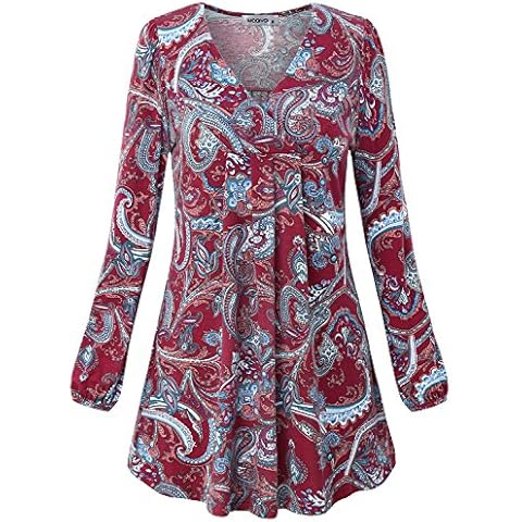 MOQIVGI Puff Sleeve Tunic Cover