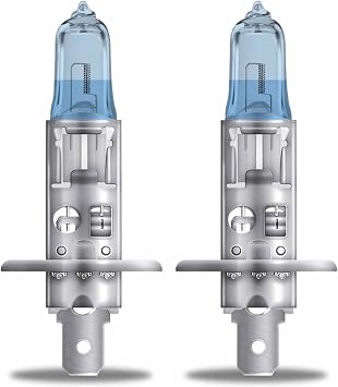 OSRAM H1 Cool Blue Intense Headlight Lamp, 12V 55W, 5000K LED White Light, Pack of 2