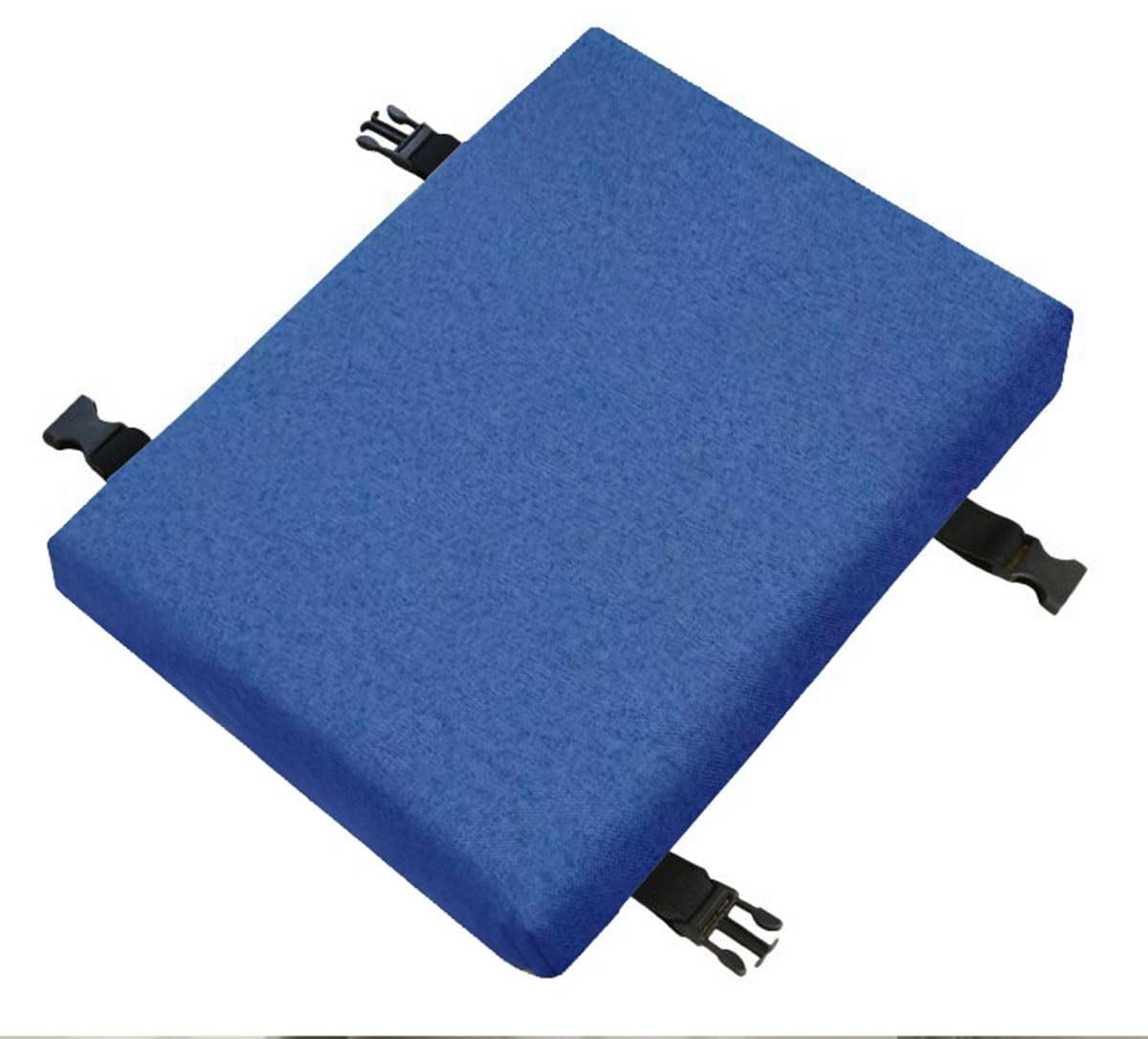 Cojín para taburete de bar cuadrado con lazos y asiento acolchado