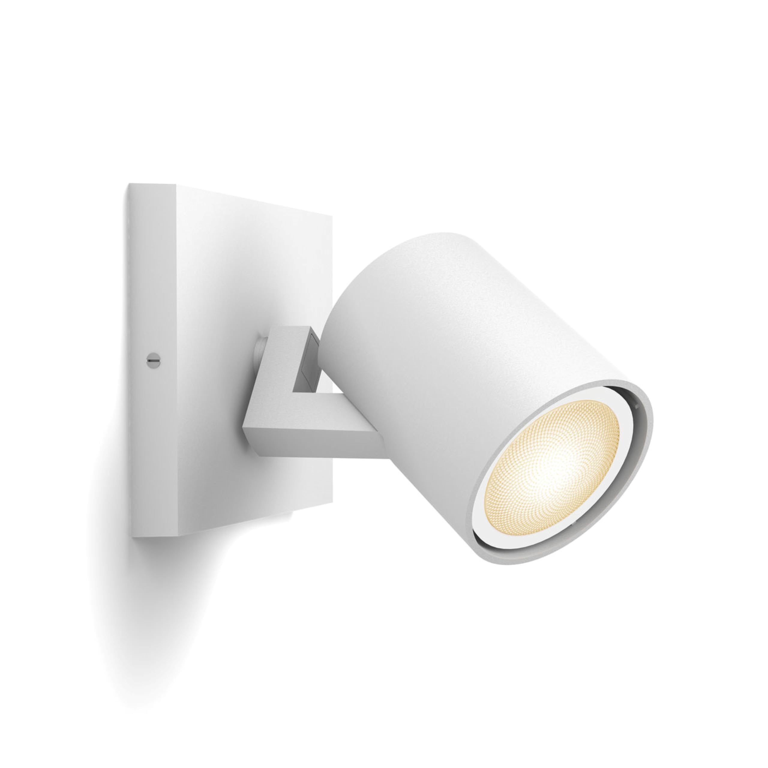 Philips Hue White Ambiance Runner 1 Spot Blanc, 1 ampoule LED GU10 5 W, Intensité variable, Couleurs entièrement blanches, Contrôlable via application, Compatible Amazon Alexa, Nouvelle génération