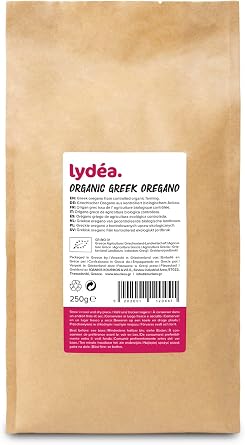 Lydea Organic Greek Oregano, 250 g Sachet