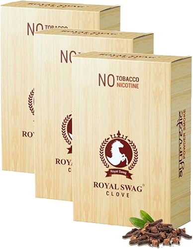 Cigarrillo ayurvédico y de hierbas, cigarrillos sin nicotina y sin tabaco con chupito (30 varillas, tiro -1)