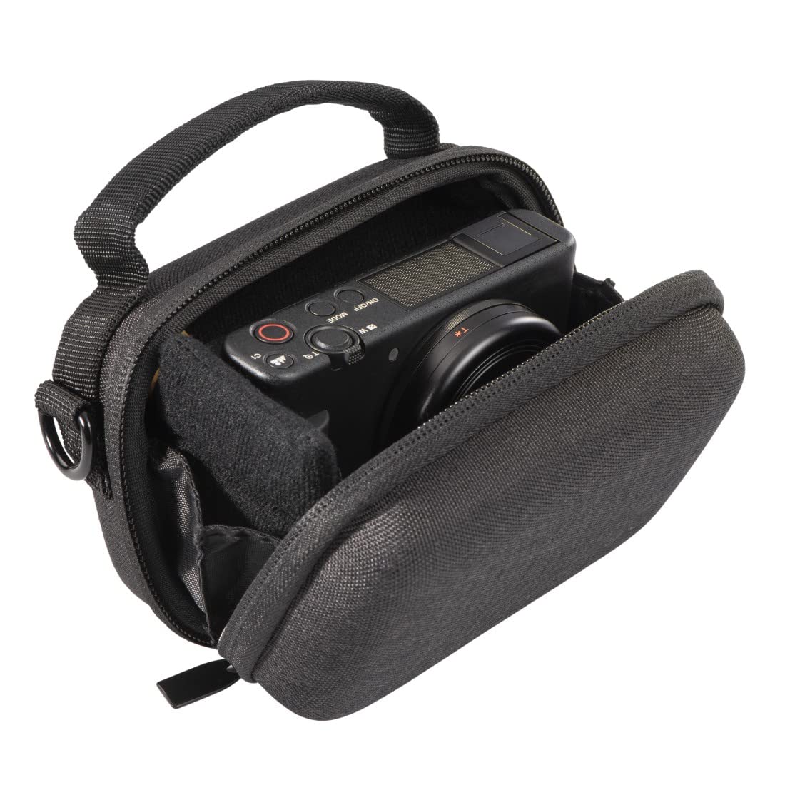 Borsa Hama Per Nikon CoolPix A10 A300 L26 L25 E Altre - Custodia Compatta Nera
