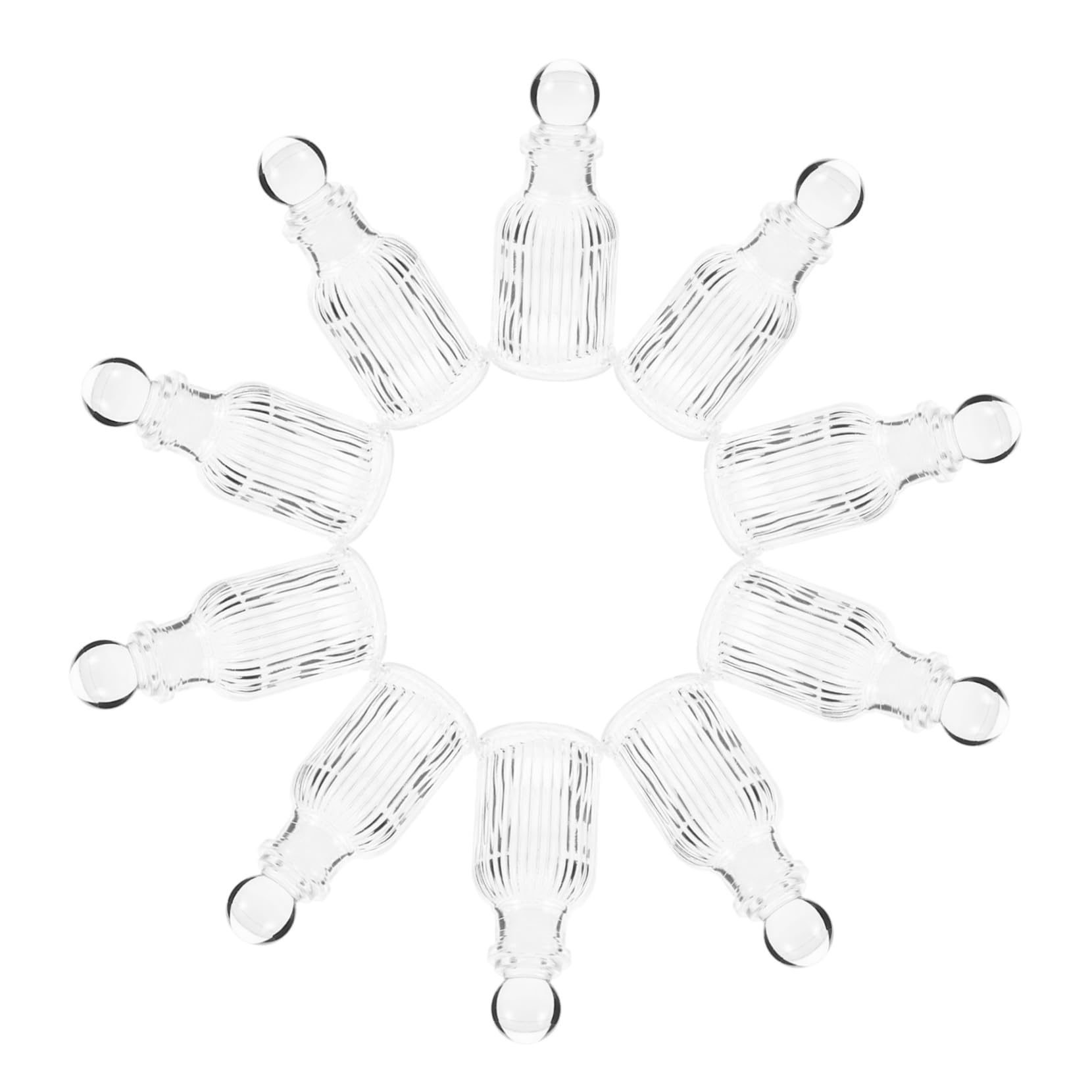 TOPBATHY 12stücke Weihwasserbehälter Glasflaschen Nachfüllbar für Kirche und Religiöse Zeremonien Transparent Weihwasserflaschen mit Kreuzmotiv für Christliche Anlässe