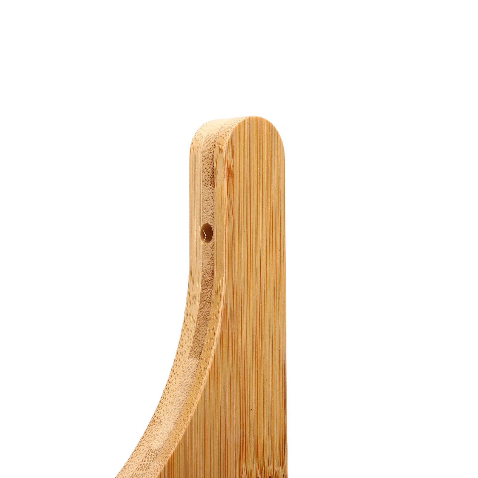 Sxhlseller Portaoggetti per Tappetini da Parete in bambù, Organizer da Palestra a 2 Livelli con 4 Ganci per Borse Fitness e Rulli in Schiuma, Display Verticale per Attrezzature per Allenamento a Casa
