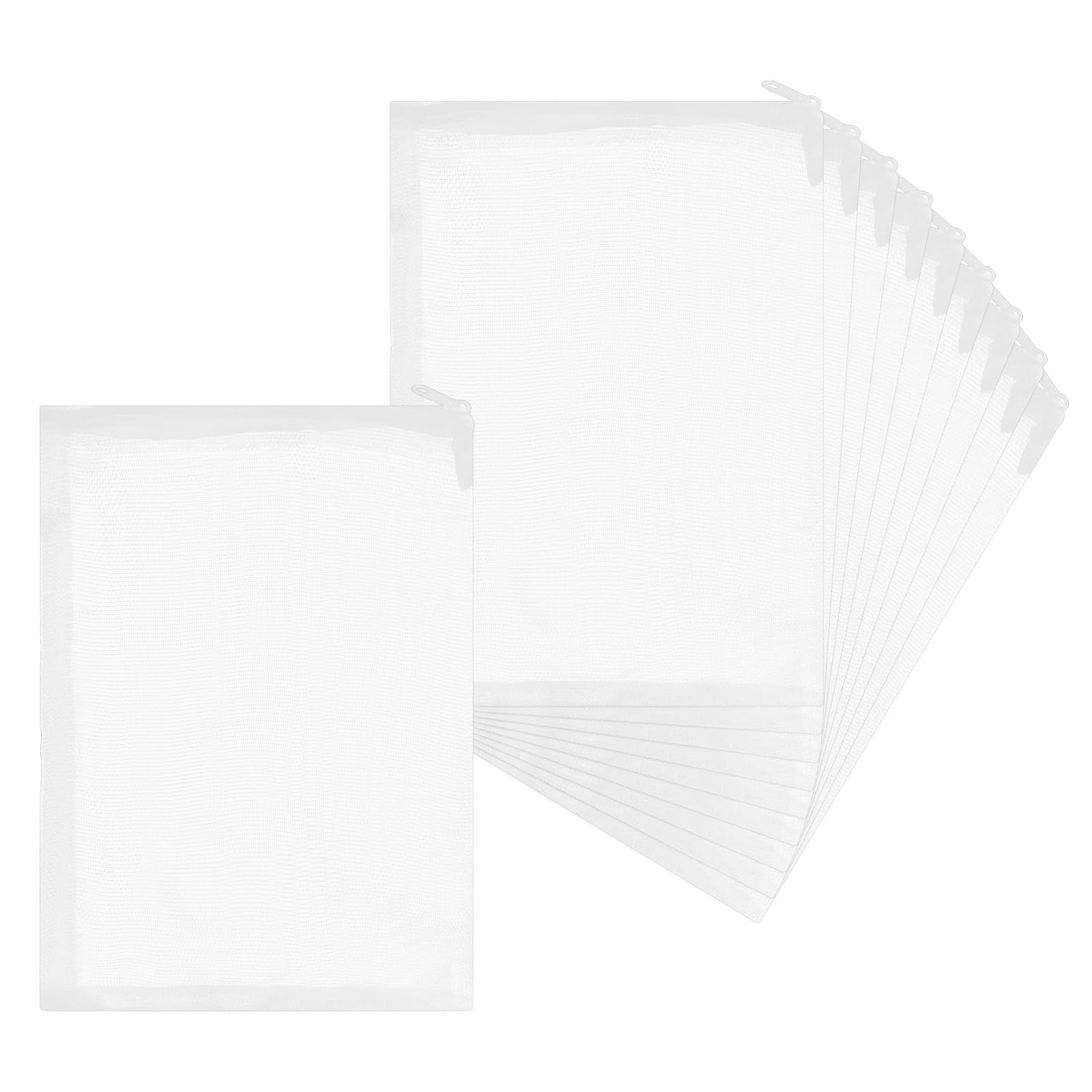 Bolsas de filtro de nailon reutilizables con cremallera para mantener el agua cristalina