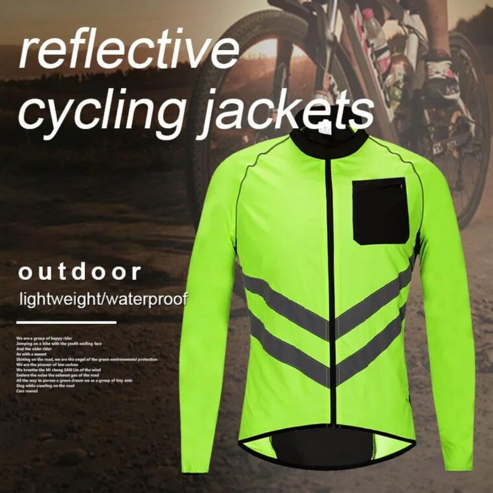 Kurtka rowerowa męska damska wodoodporna kurtka outdoorowa kurtka do biegania lekkie płaszcze kurtka o wysokiej widoczności kurtka wiatroszczelna kurtka do biegania jazdy na rowerze górskim