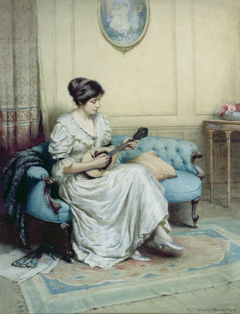 Tableau Toile William Kay Blacklock 60x90cm déco salon
