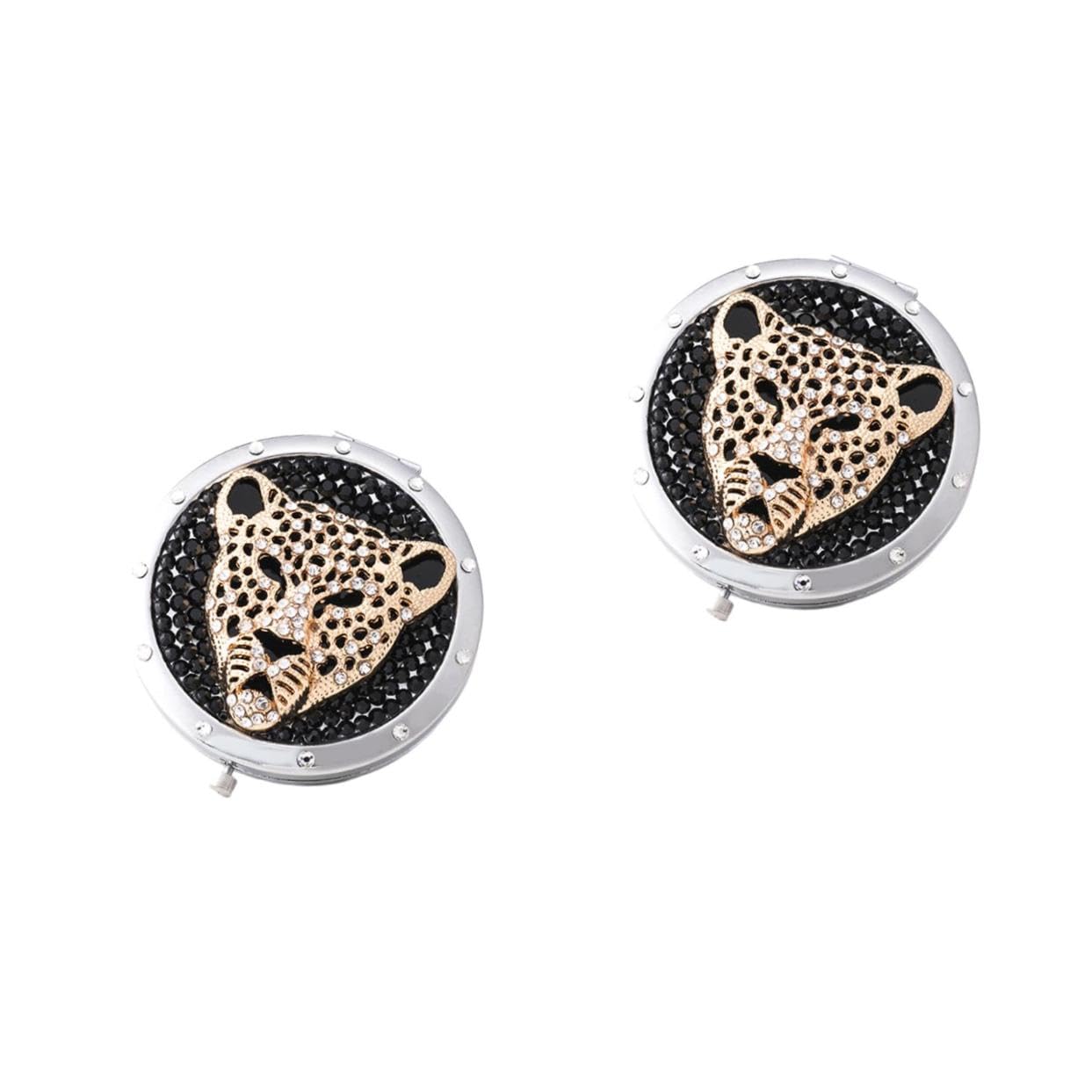 Accessoire cosmétique de voyage pliable motif léopard aux finitions soignées