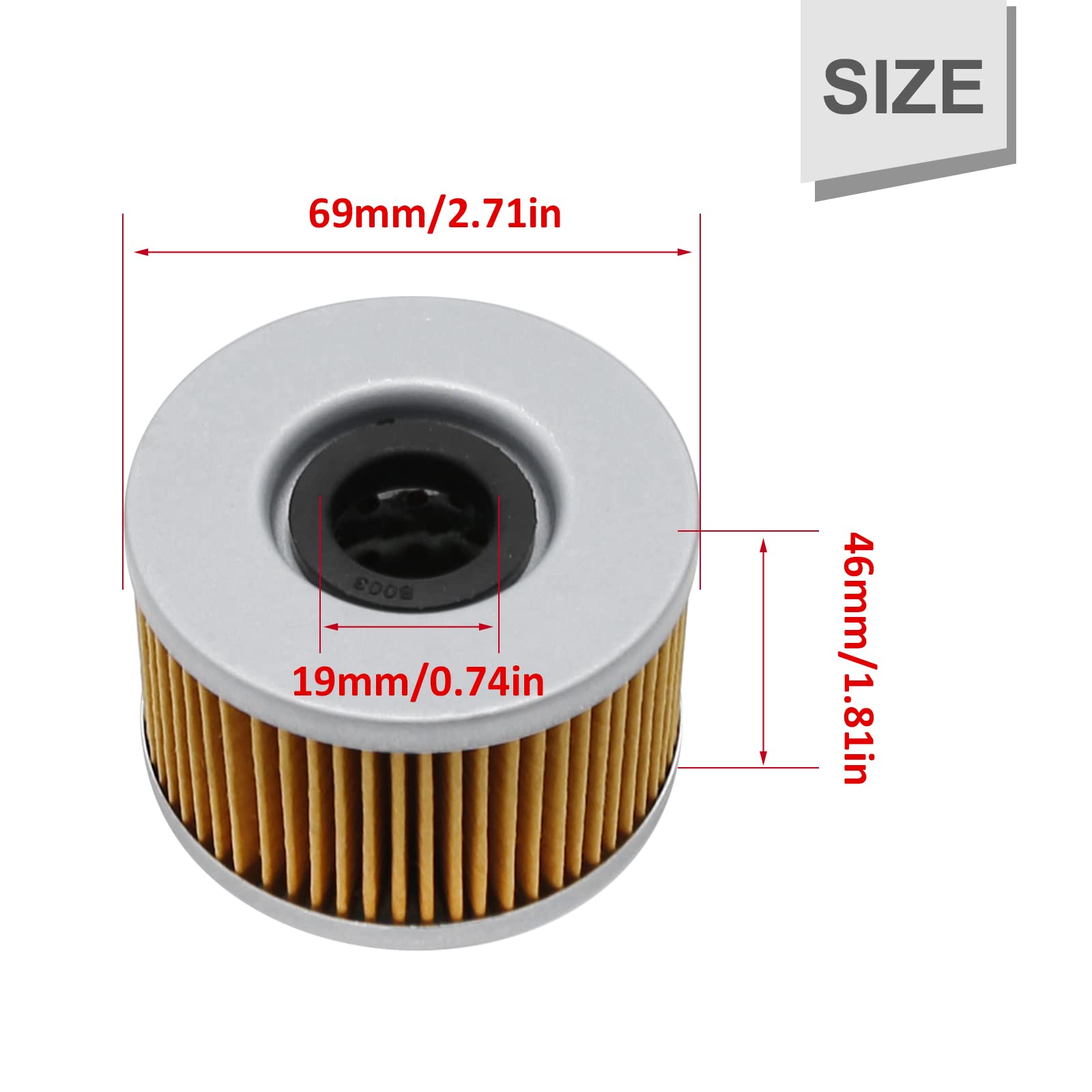 こるく Amazon.com: Motorcycle Oil Filter Replacement for Honda