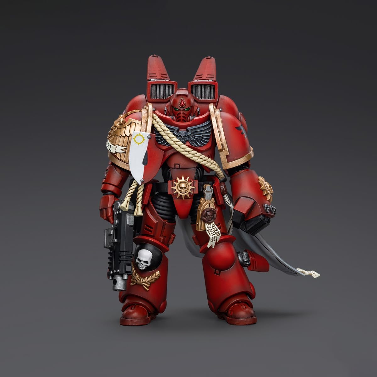 JOYTOY1/18 Action Figure Warhammer 40,000Blood Angels Captain with Jump Pack Collection Model Birthday Gift Pre-Order