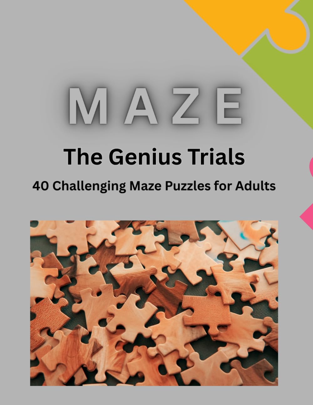 Maze : The Genius Trials: 40 Challenging maze puzzles for adults | 40 Puzzles - The ultimate collection | Sharpen your mind | Maze Puzzle for Seniors ... and determination (Mind Quest Puzzle Series)