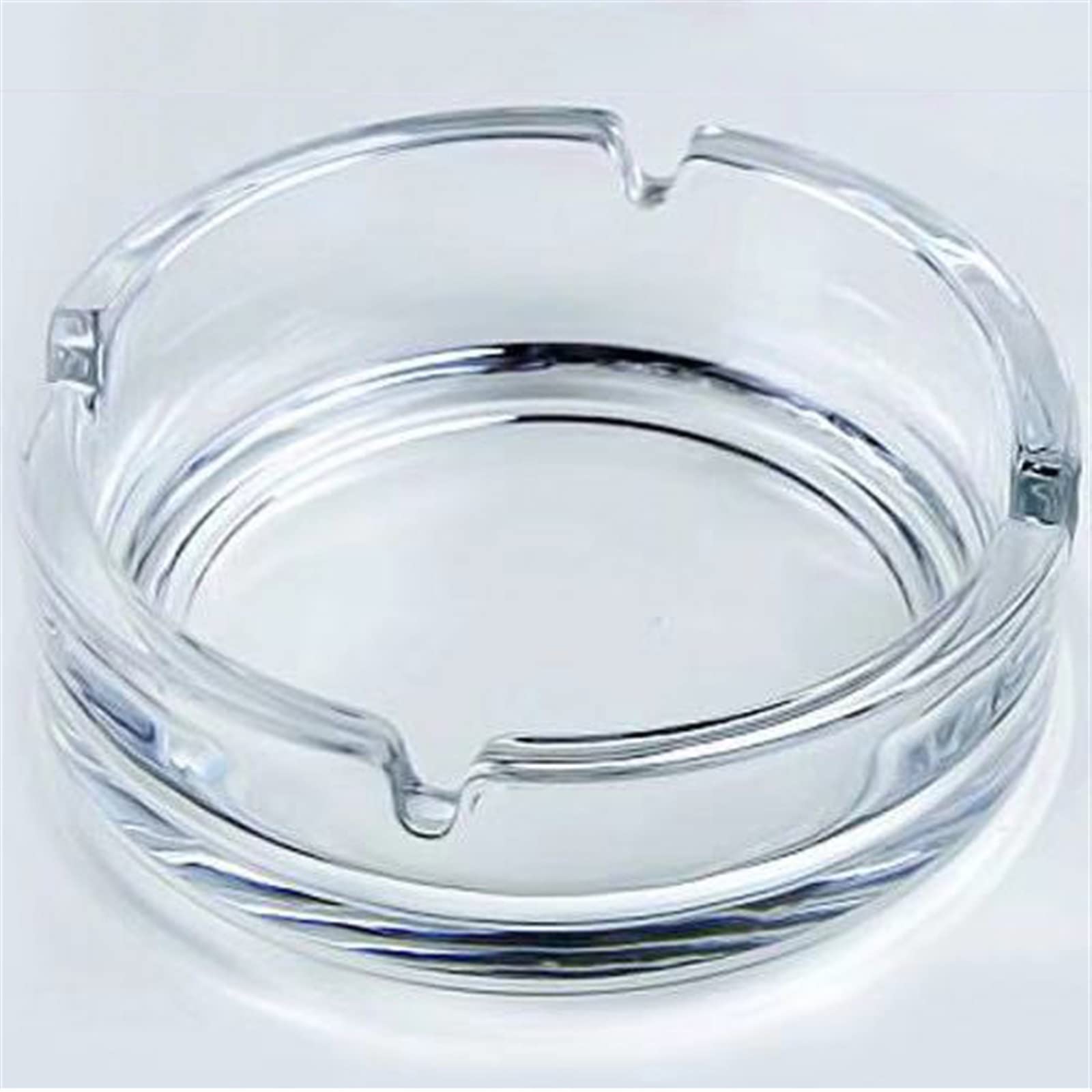 Cendrier rond transparent facile à nettoyer pour éliminer les cendres